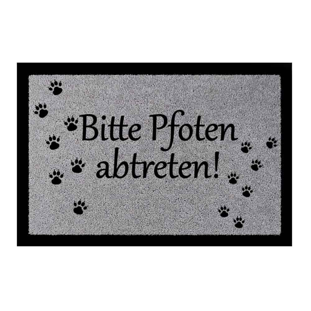 Paillasson avec motif chien "Pattes"