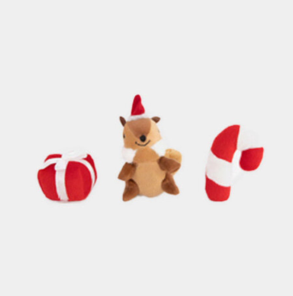 Weihnachts-Mini 3er-Pack – Festliche Freunde von Zippy Paws