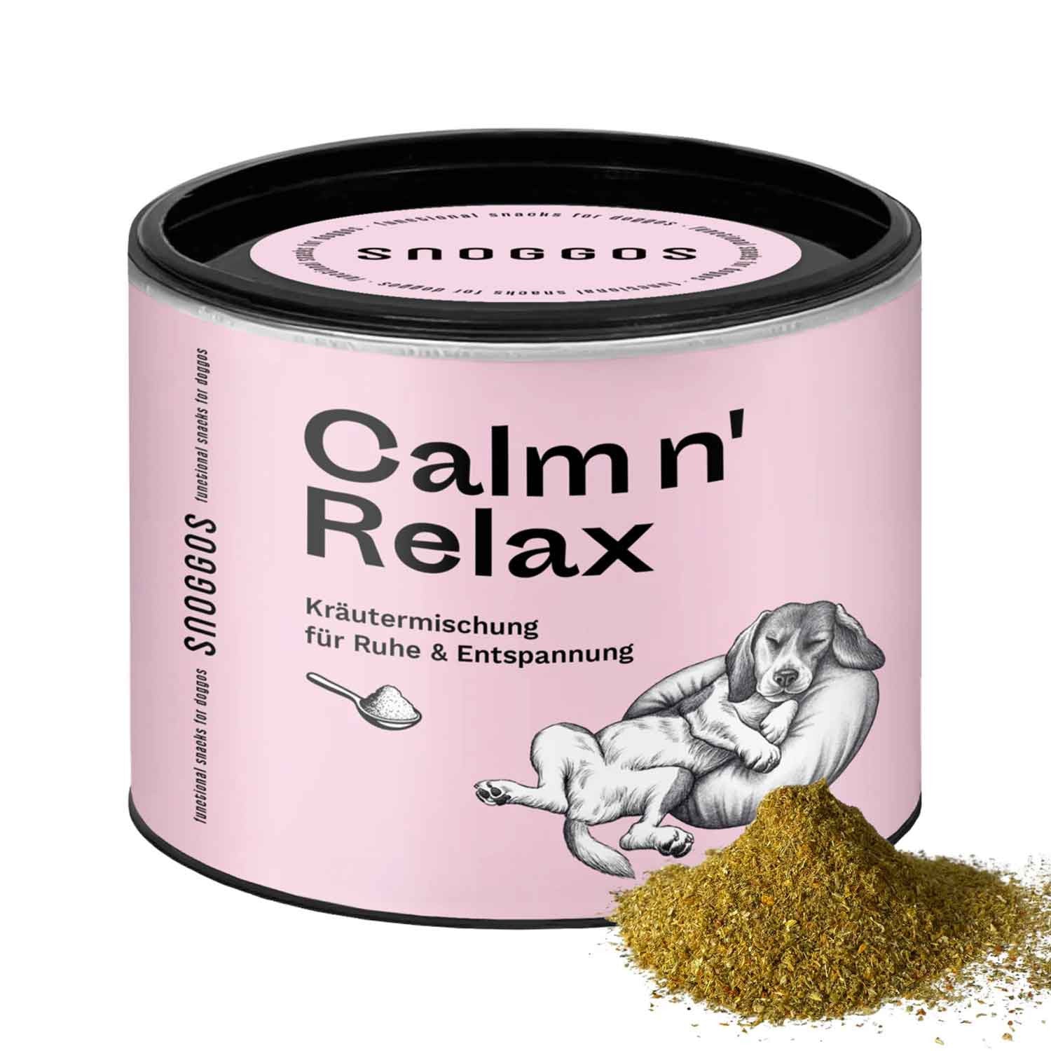 Calm n' Relax - Ruhe & Entspannung - Hunde Kräutermischung - Snoggos