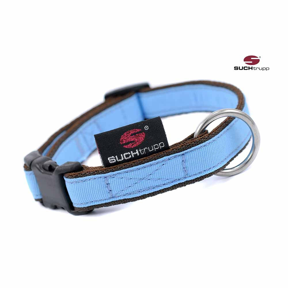 Hundehalsband LIGHT BLUE von SUCHtrupp