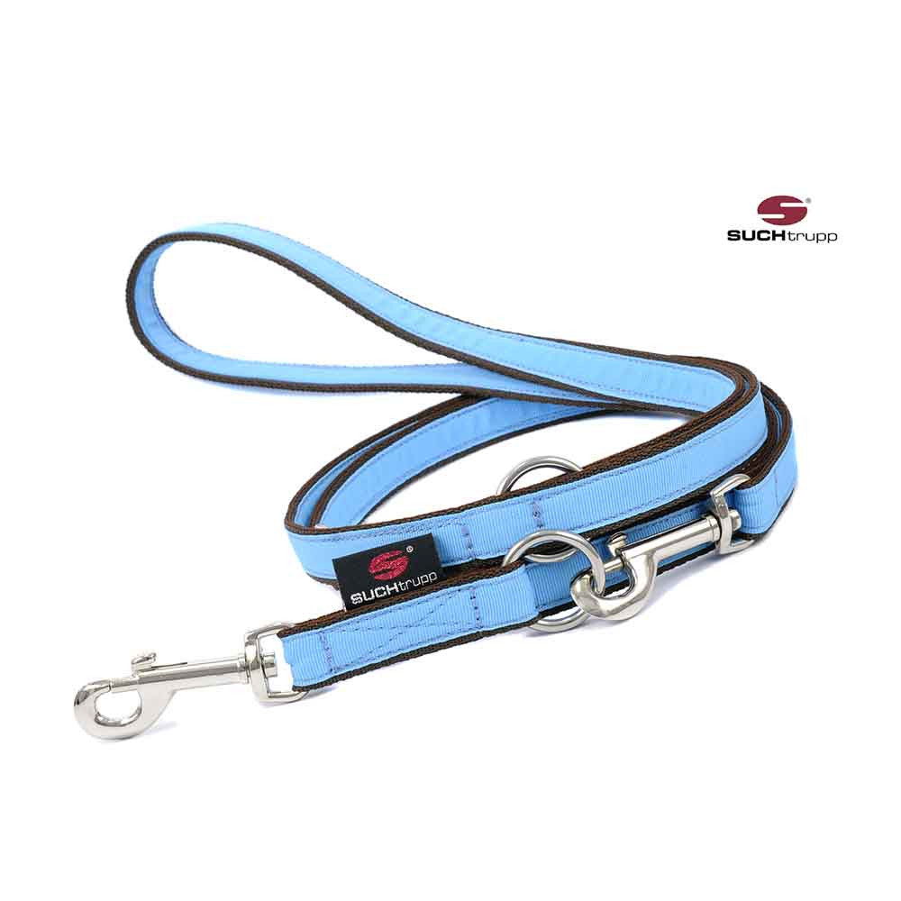 Laisse pour chien BLEU CLAIR 2 mètres (2cm) de SUCHtrupp