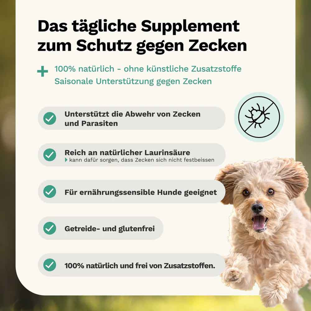 Zeck Away - Zeckenabwehr - Hunde Kräutermischung - Snoggos