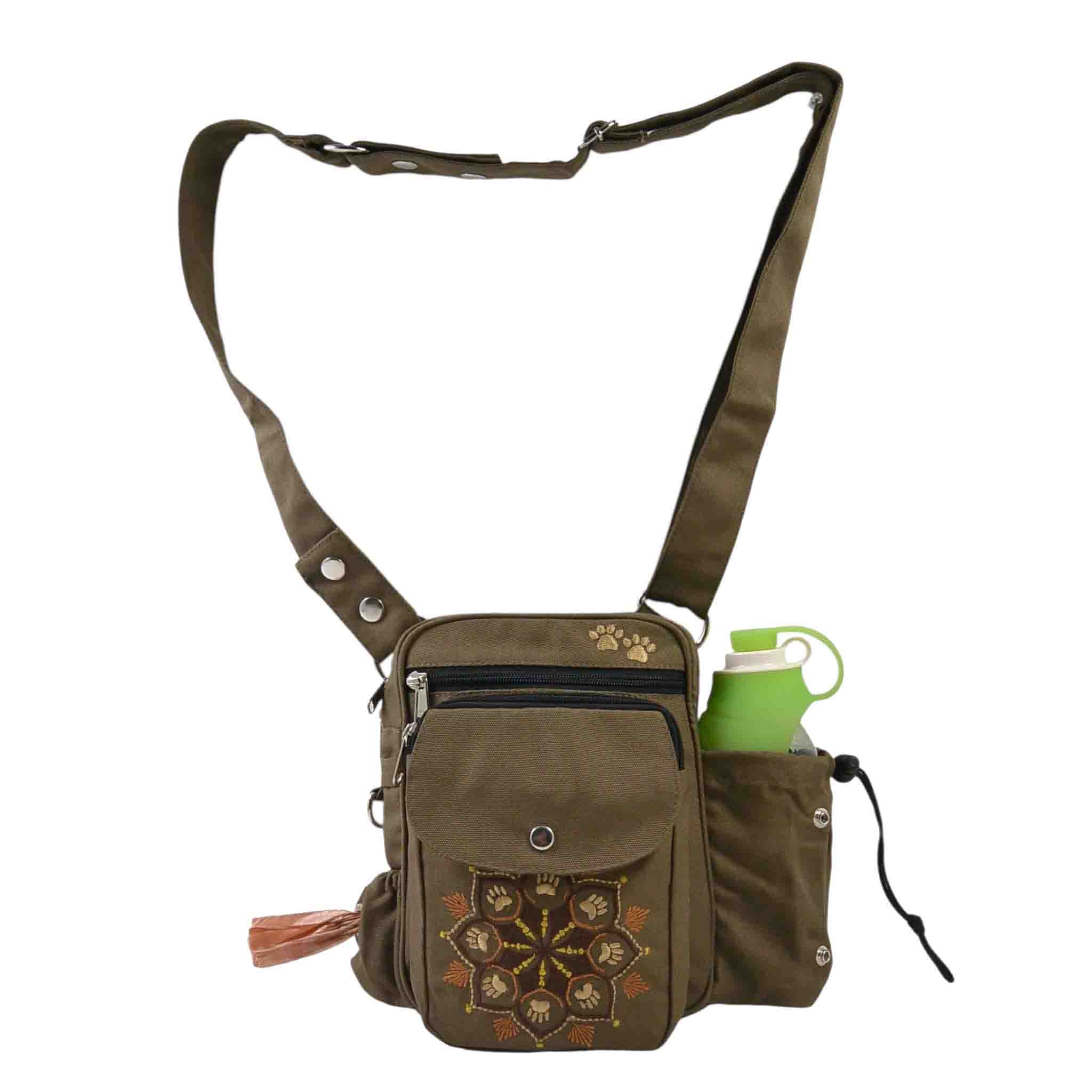 Sac de promenade Constance avec porte-bouteille Mandala 307 hydrofuge - Nijens