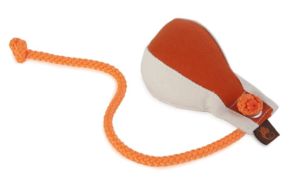 Dummyball 150g orange/weiss von firedog