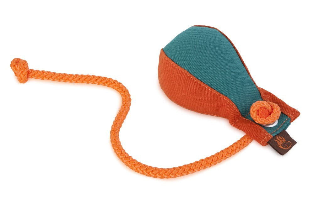 Dummyball 150g in grün-orange von firedog