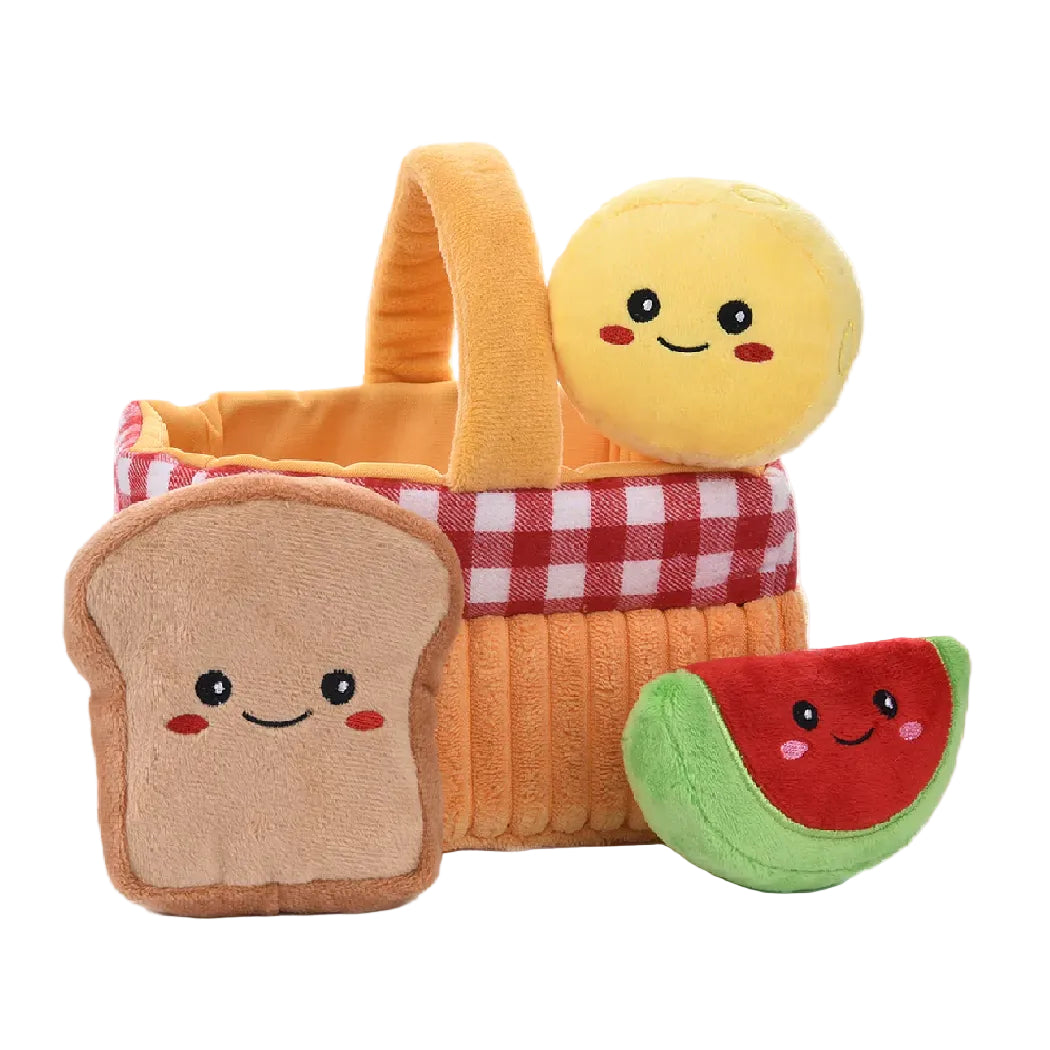 Hunde-Puzzle Picknick-Korb