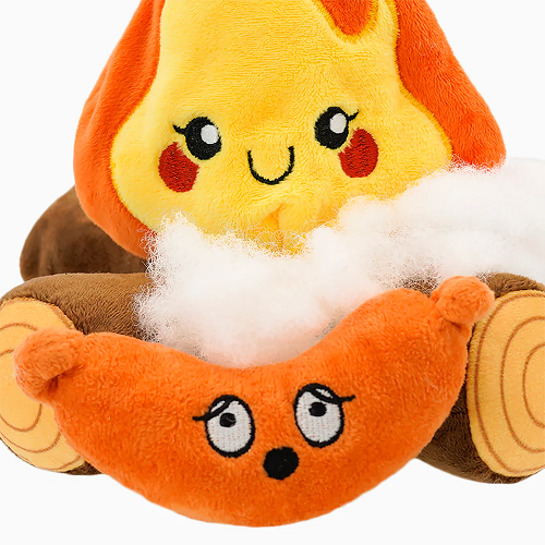 2in1 Plüschspielzeug Lagerfeuer