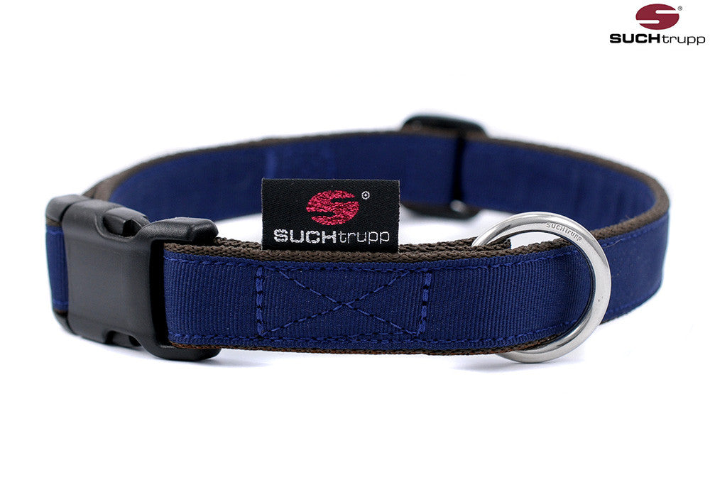Collier pour chien bleu foncé de SUCHtrupp