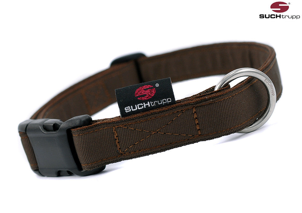Collier pour chien Choco Brown de SUCHtrupp