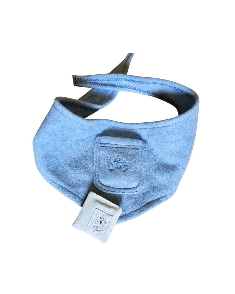 Bio Hundehalstuch mit Lavendel von Dog Filou's in hellblau Bio Hundehalstuch mit Lavendel von Dog Filou's in hellblau