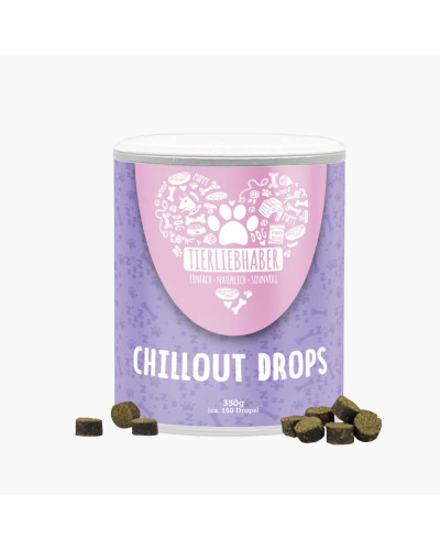 Chillout Drops von Tierliebhaber gegen Stress beim Hund