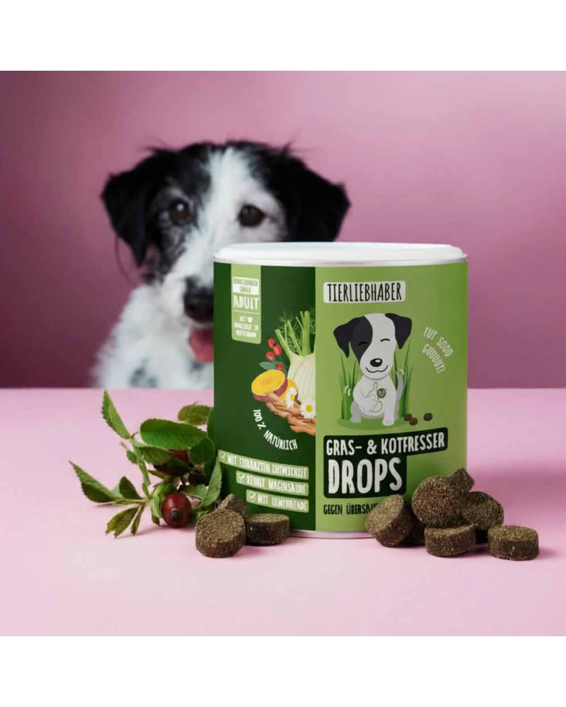 Gras & Kotfresser Drops von Tierliebhaber bei hundini.ch