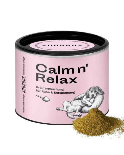 Calm n' Relax von Snoggos für Ruhe & Entspannung - Hunde Kräutermischung