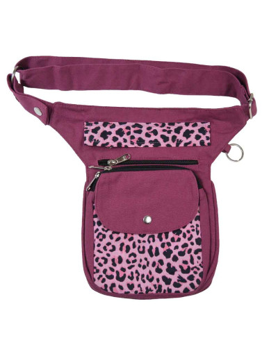 Hüfttasche mit Leopardenmuster von Nijens für den Hundespaziergang von NIJENS