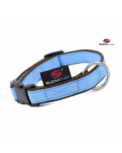 Hellblaues und langlebiges Hundehalsband von SUCHtrupp