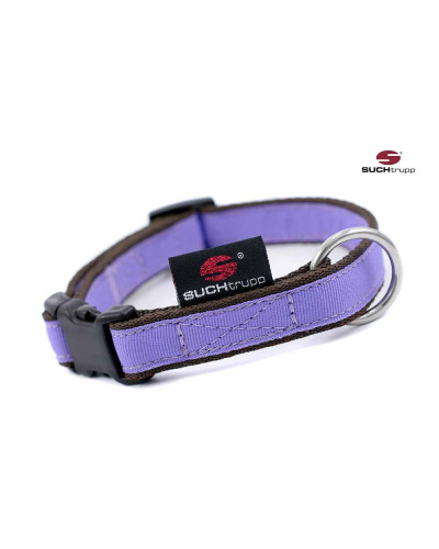 Lavendelfarbiges und langlebiges Hundehalsband von SUCHtrupp