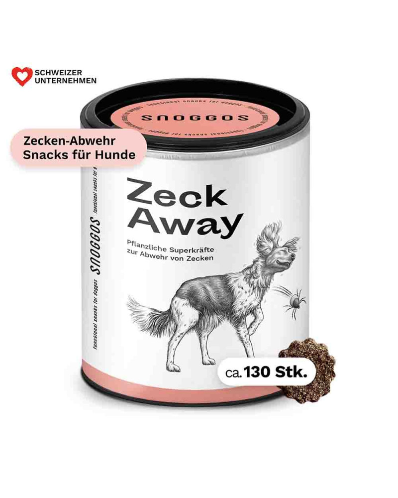 Zeck Away Hundesnack von Snoggos – Natürliche Abwehr