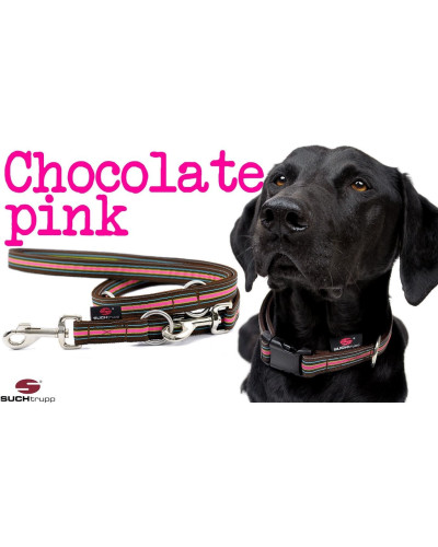 Hundehalsband Chocolate pink von SUCHtrupp