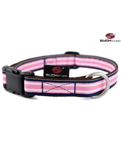 Hundehalsband Polo pink von SUCHtrupp