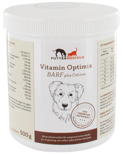 Vitamin Optimix Barf plus Calcium 500g von Futtermedicus