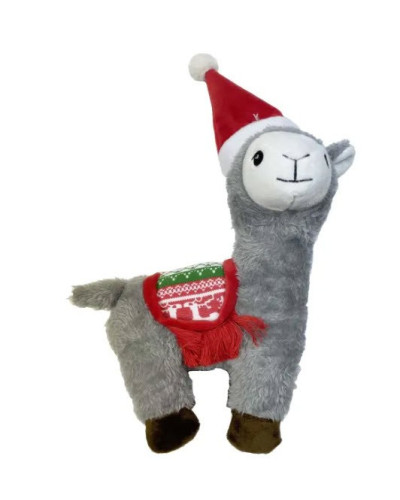 Plüsch-Weihnachts-Lama für Hunde
