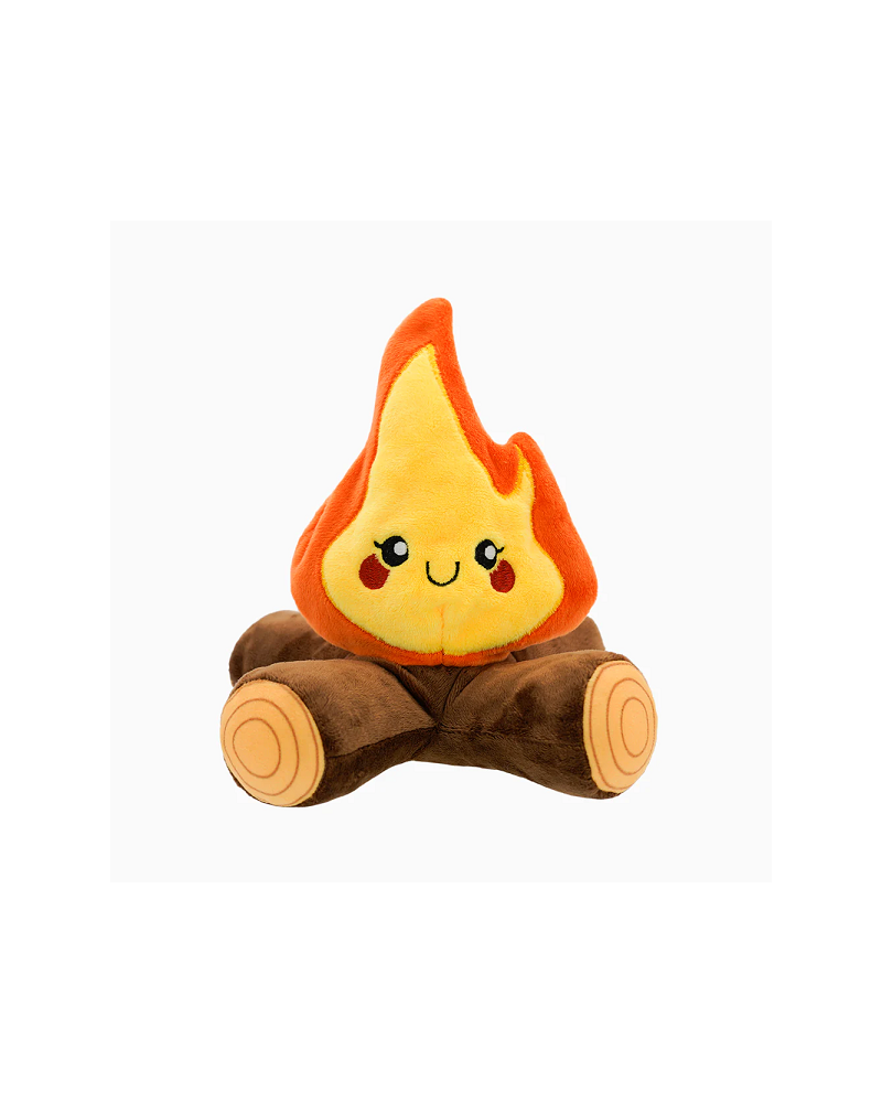 Witziges 2-in-1 Plüschspielzeug Lagerfeuer für Hunde von HugSmart