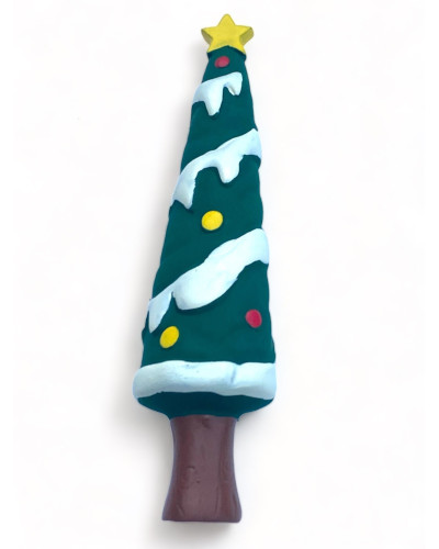 Hundespielzeug Christbaumd aus Latex.