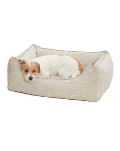 Hundebett Chelsea Cord in dunkel Grau von Dogs in the City