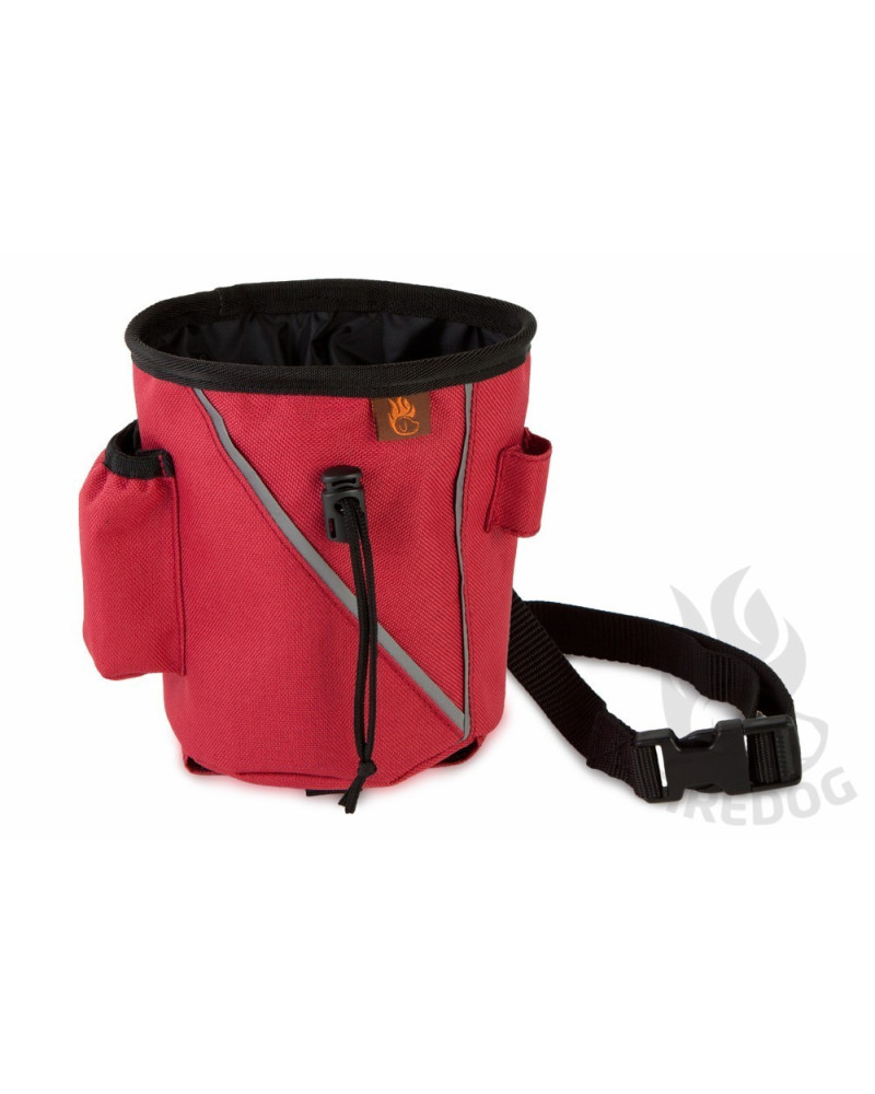 Leckerlitasche gross in weintrot von firedog