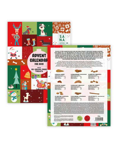XL Adventskalender für Hunde von Sanadog