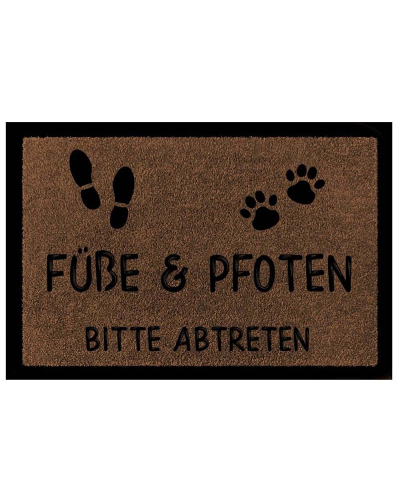 Fussmatte mit Hundespruch für Hundefreunde Fussmatte mit Hundespruch für Hundefreunde