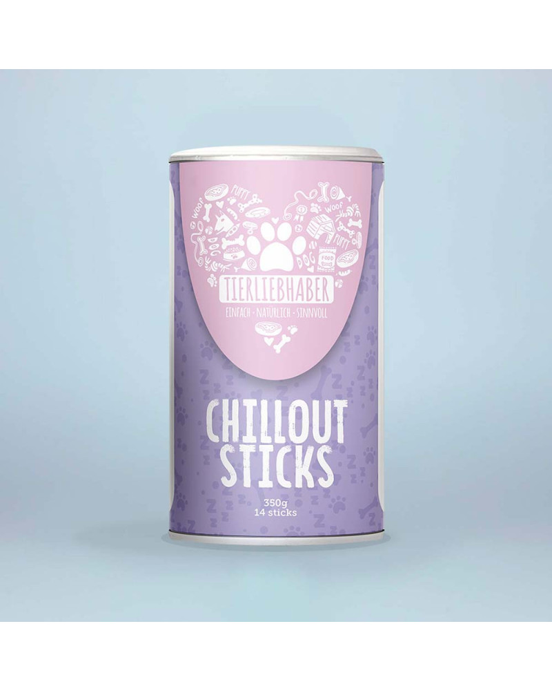 Chillout Sticks von Tierliebhaber gegen Stress beim Hund
