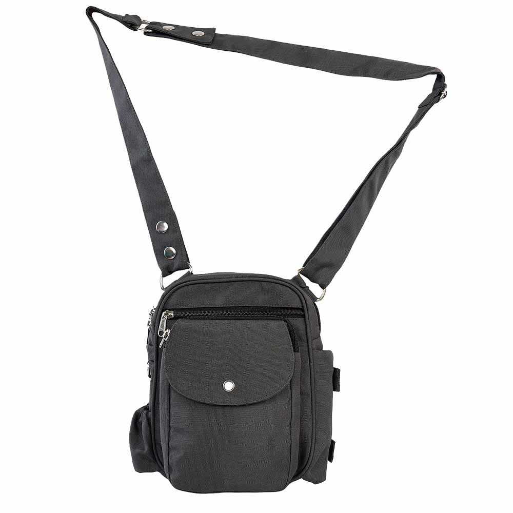 Dog Walking Bag Konstanz with Bottle Holder 71024 Grey Water Repellent - Nijens