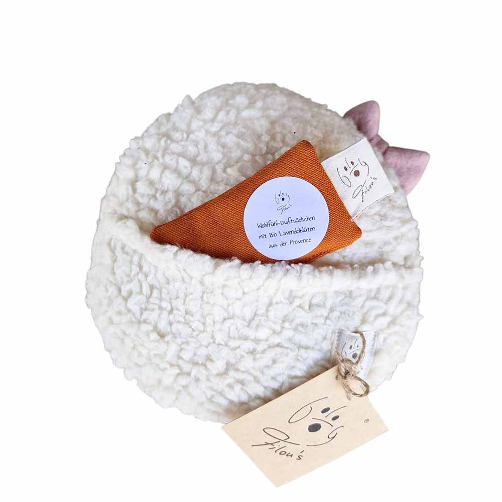 Dog Calming Pillow with Lavender Little Lady & Little Sir - Dog Filou's (ORGANIC and washable)