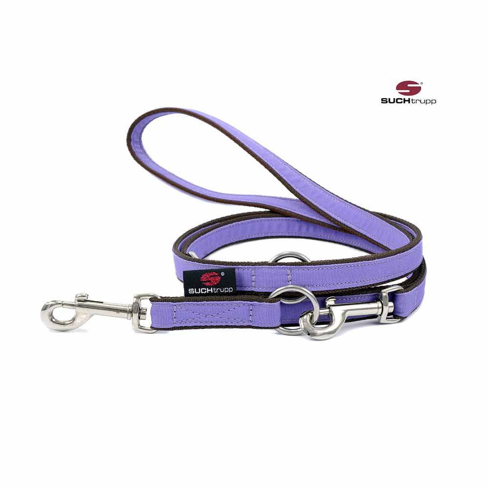 Laisse pour chien LAVANDE 2 mètres (2cm) de SUCHtrupp