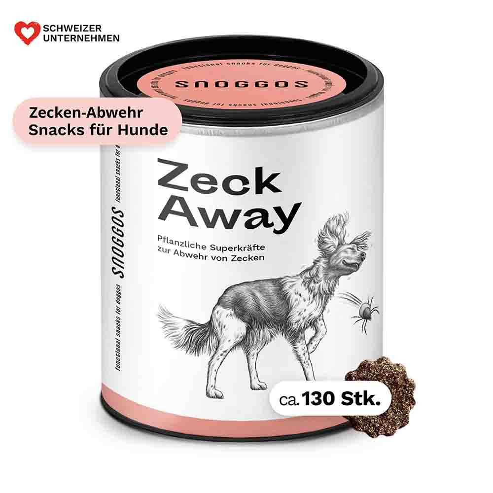 Friandise pour chien Zeck Away – Répulsif anti-tiques – Snoggos
