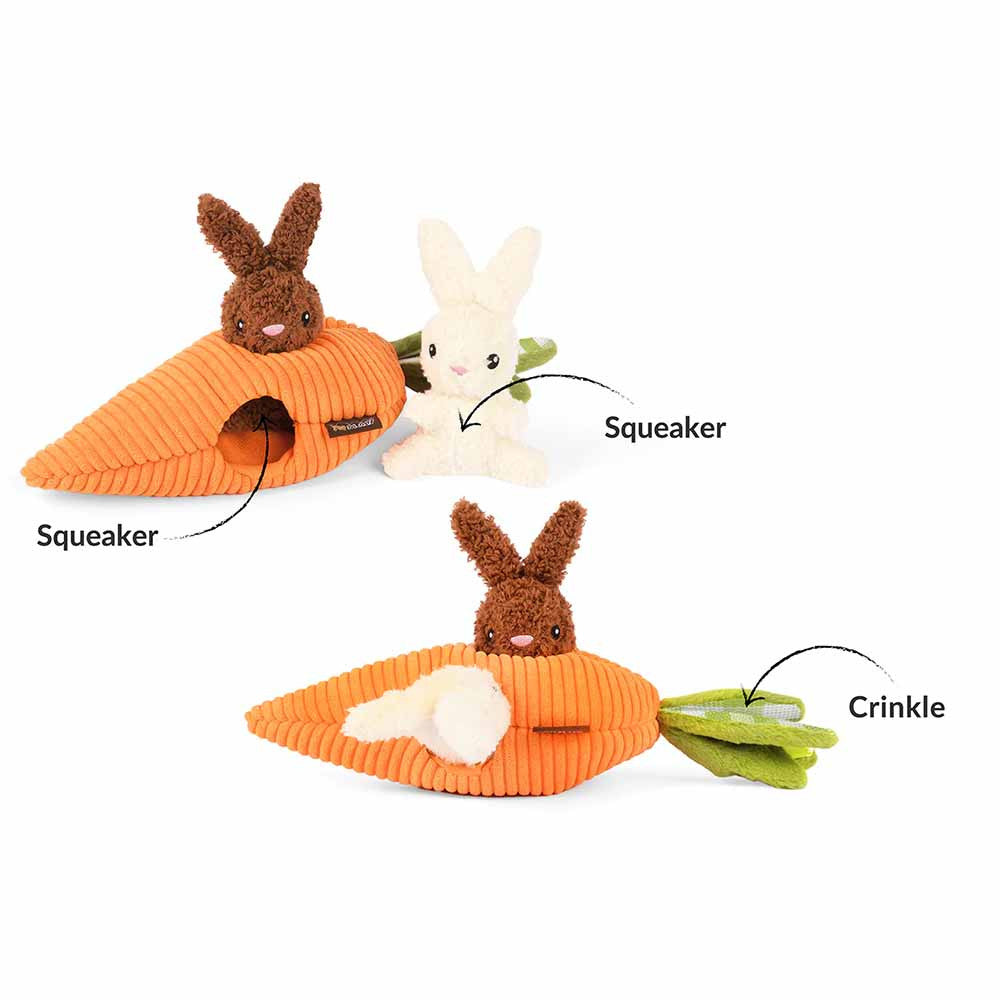Hippity Hoppity Funny Bunnies - Dog Toy - Pet P.L.A.Y.