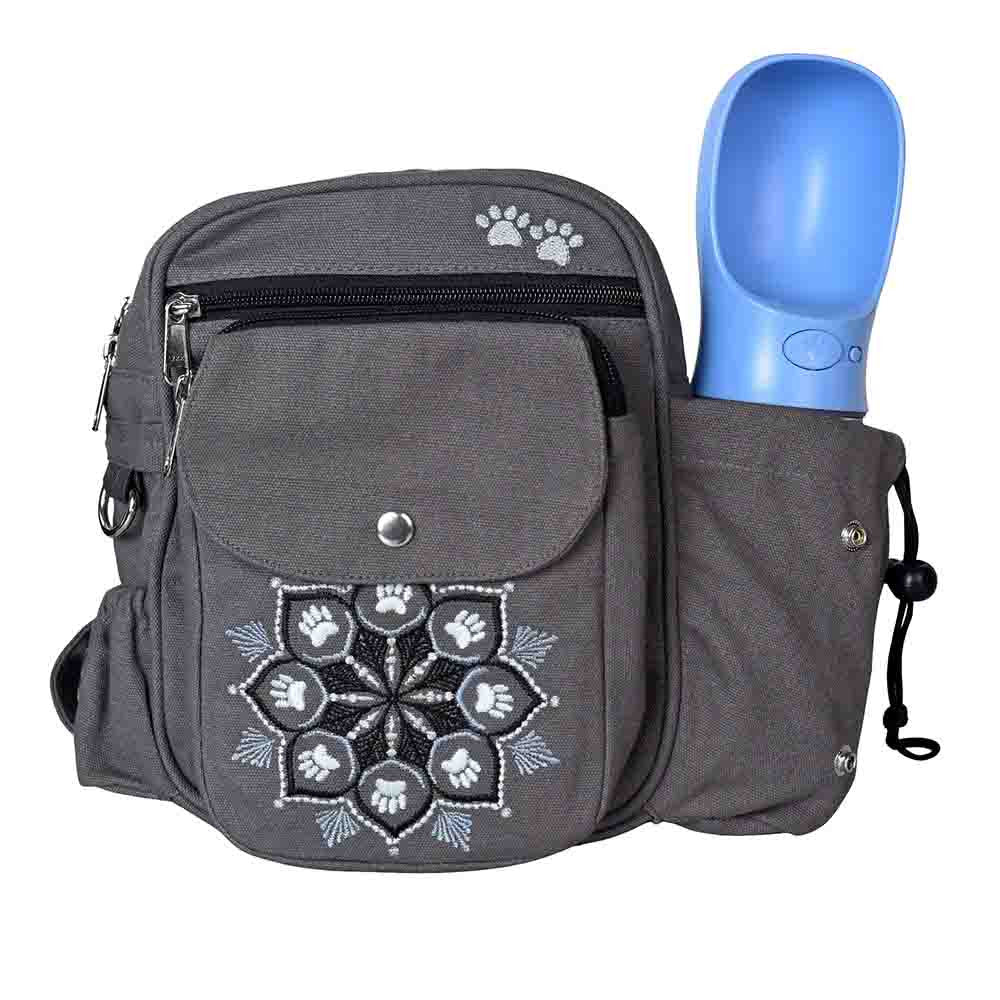 Sac de promenade Constance avec porte-bouteille Mandala 304 Déperlant - Nijens