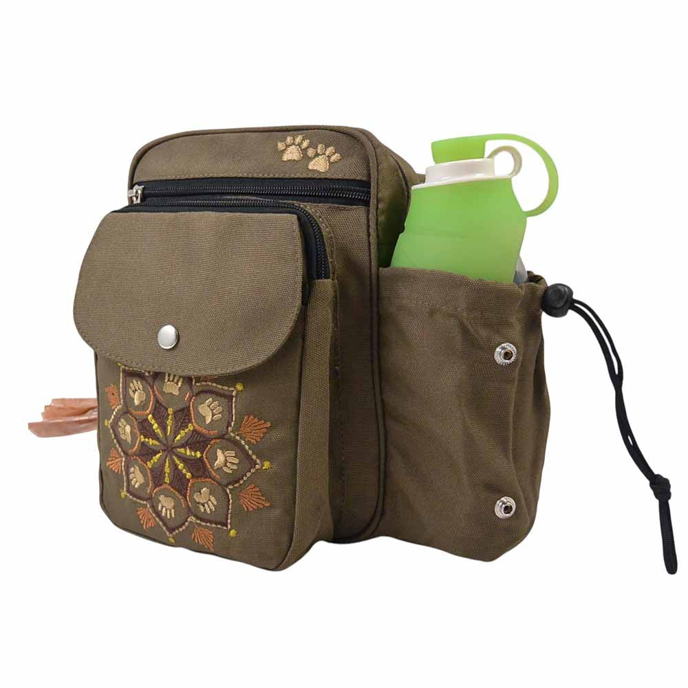 Sac de promenade Constance avec porte-bouteille Mandala 307 hydrofuge - Nijens