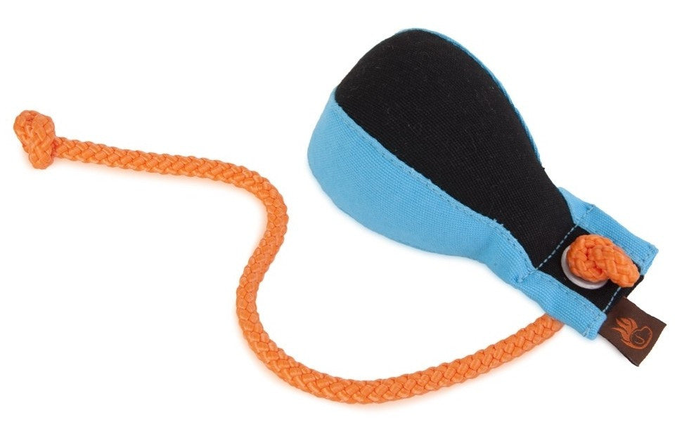 Dummyball 150g hellblau/schwarz von firedog