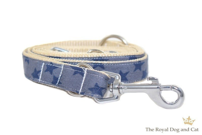 Laisse Sternchen jean-bleu