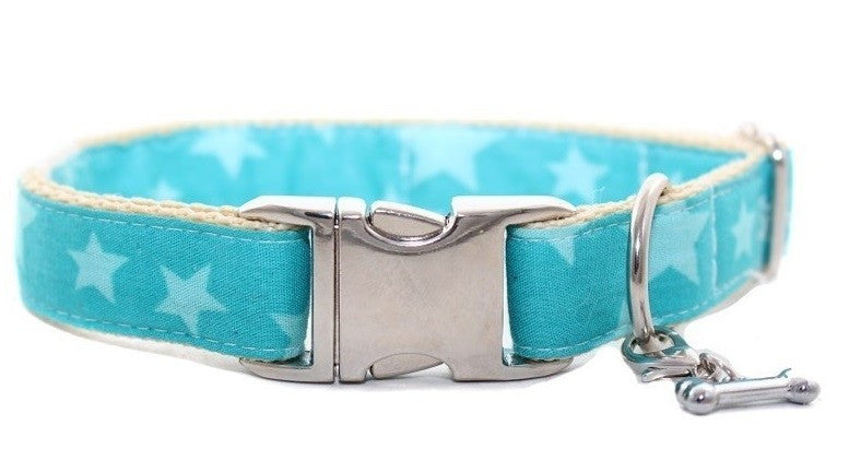 Collier étoile bleu turquoise