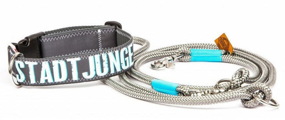 Collier "Stadtjunge" en toile de voile - Studio am Meer