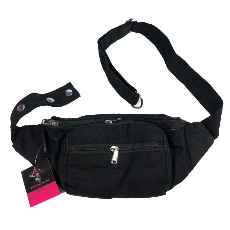 Bauchtasche Torino schwarz uni von Nijens