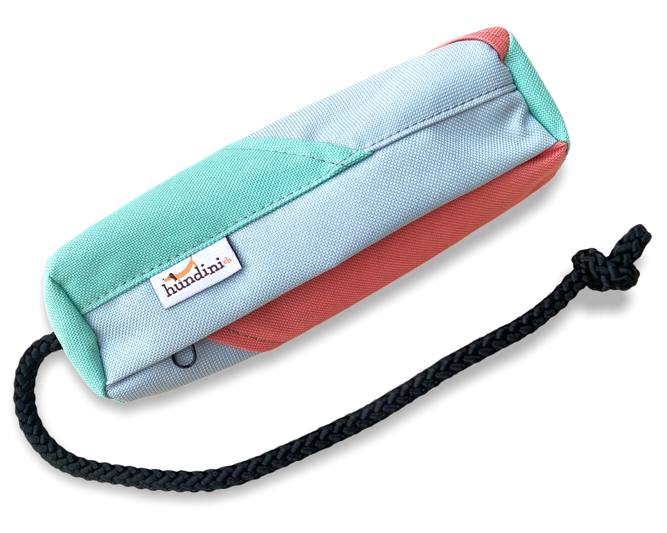 Boudin de jeu menthe-gris-corail