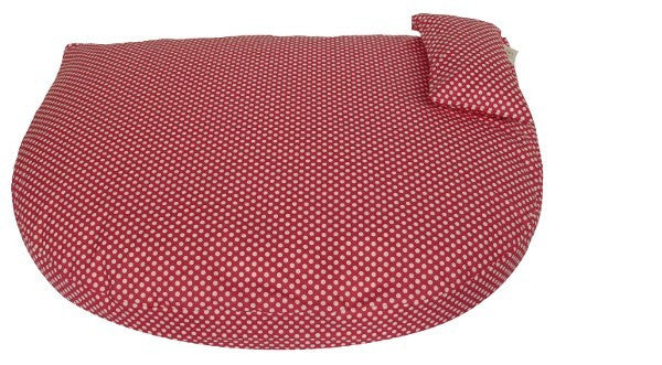 Bio-Bett wasserabweisend Dots pink von Dog Filou‘s