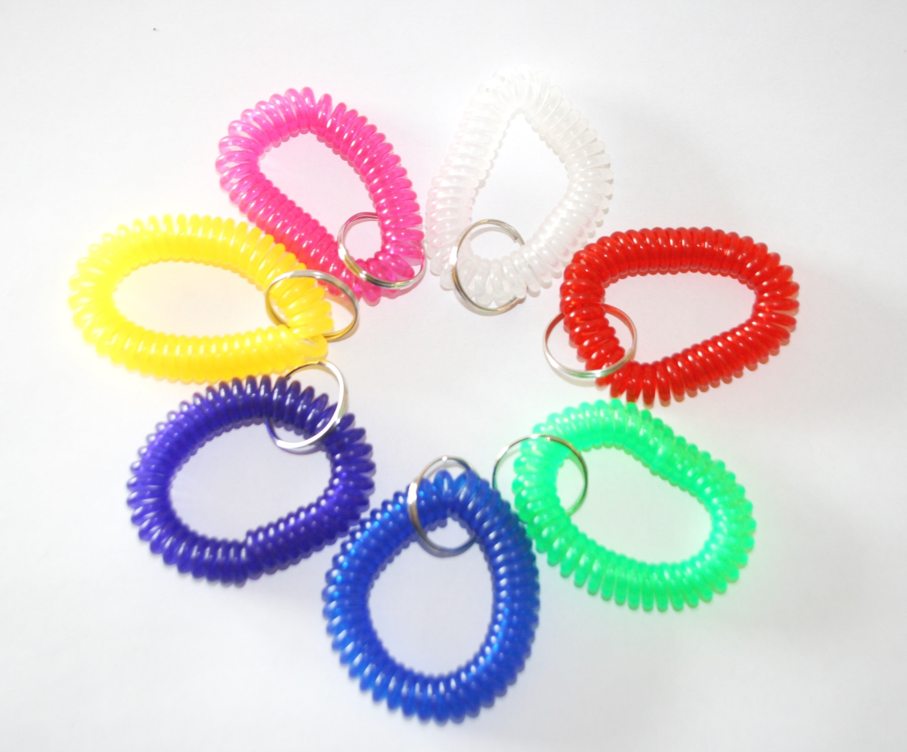 Clicker spiral bracelet