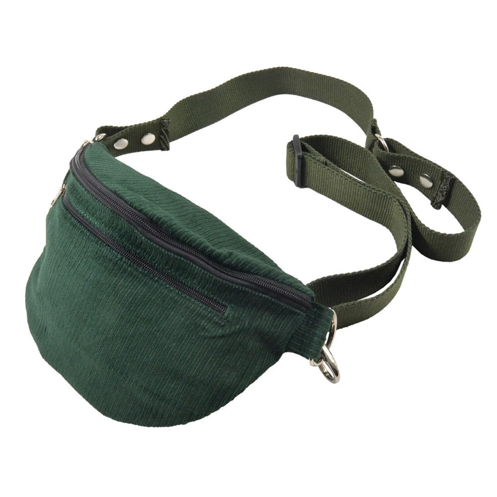 Crossbody Bag Bangkok Cord Green 111 by Nijens