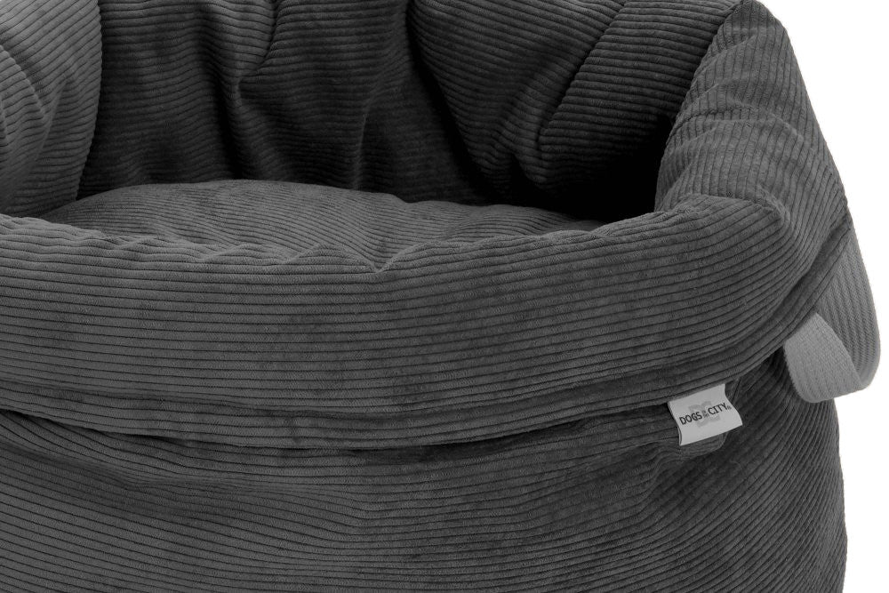 Dog Bed Little Basket Chelsea Cord by DOGS in the CITY®