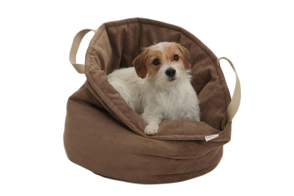 Dog Bed Little Basket Chelsea Cord by DOGS in the CITY®